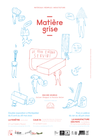 Affiche Matière Grise -Encore Heureux : Julien Choppin et Nicola Delon